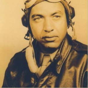 Mitch Higginbotham as a Tuskegee Airman.