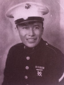 Bill Toledo after enlisting in the U.S. Marine Corps