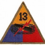 13th Armored Division Patch