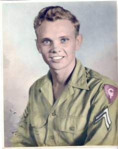 Asa Ray as a soldier in the 38th Infantry Division in 1944.
