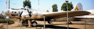 "Preston's Pride" B-17 with 379th Bomb Group markings at Mefford Field in Tulare, CA