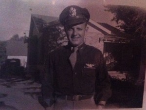 John Wagenhalls as a young Army Air Corps bombardier.