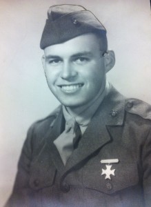 John Wilcox as a young U.S. Marine.