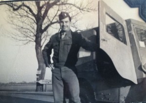 George DuBois during his time supervising prisoner of war camps in Germany.