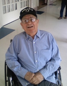 Julio Barela at the New Mexico Veterans Home in 2010.