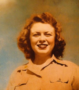Helen Huddle after enlisting in the Army Nurse Corps