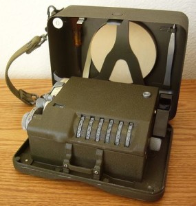 An M209 code converter like the one Jack used in the Pacific during World War II.