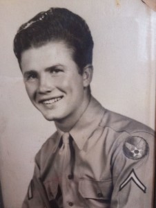 Jake Luttrell during his days in the U.S. Army Air Corps