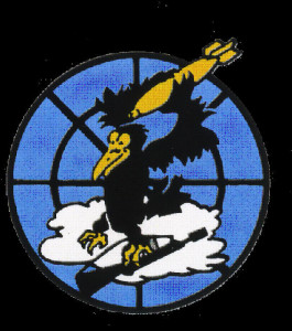 The insignia of the 527 Fighter Squadron.