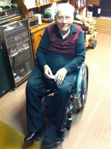 91-year-old Frank Rigo in his Phoenix, AZ home.