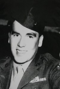 Bill Crumpacker as a young Marine.