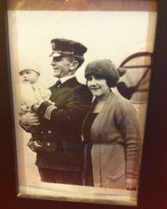Infant Eddy Fayle with his parents, Edmond and Mercedes.