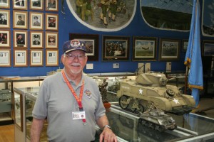 David Fusinato at the Veterans Memorial Museum, home of the Legion of Valor.