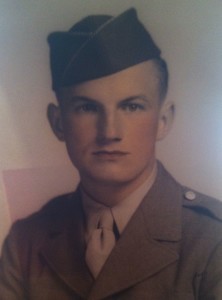 Jim Henderson as a 20-year-old Army PFC.