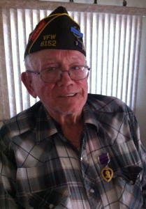 93-year-old Dick Reiber in his Kingsburg, CA home.