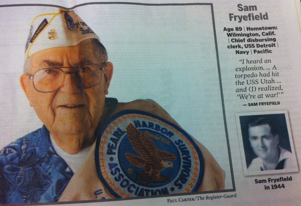 Pearl Harbor Survivor’s Story – Hometown Heroes Radio