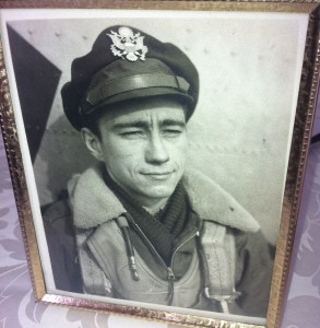 Bill Guenther as a young Army Air Corps navigator.