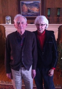 Bill Guenther and his wife, Verna, in their Laramie, Wyoming home.