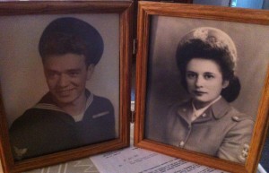 Sailor Seth and nurse Elfrieda during World War II.