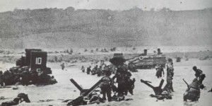 Omaha Beach on June 6, 1944