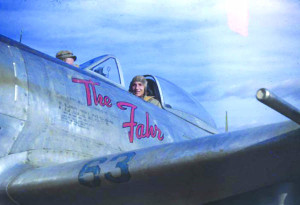 "Duke" Ellington in his P-47