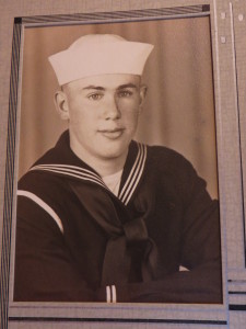 George Christman as a teenaged sailor.