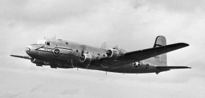 An R5D Loadmaster like the ones John Adams flew for the Naval Air Transport Service.