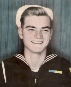 Charlie Wadhams as a teenaged sailor. For more photos, visit the Hometown Heroes facebook page.