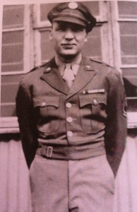 Fred Stevenson in the Army Air Corps.