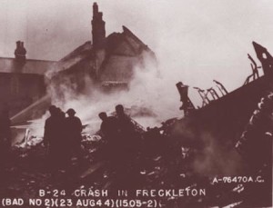 Max witnessed the Freckleton Air Disaster in August 1944.
