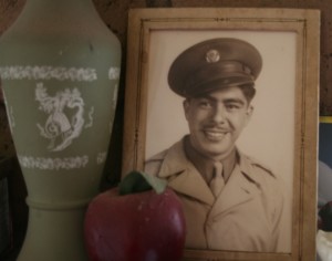 Joe Rivas during World War II.