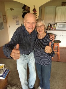 Gail and Lorraine Halvorsen at home in Arizona.