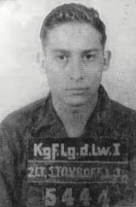 Irwin Stovroff as a prisoner of war.