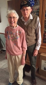 Zane and Beth Taylor after 68 years of marriage.