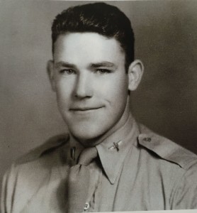 Cal Erickson as a 20-year-old bomber pilot.