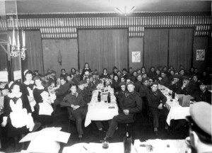 This photo of the Passover seder Sel Dante experienced in Belgium in 1945 is part of a collection at Yad Vashem, the World Holocaust Remembrance Center.