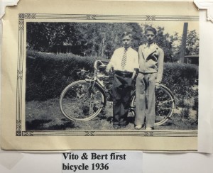 Vito with his only brother, Bert, who was served while serving as an aircraft mechanic in India during World War II.