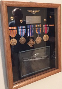 Walt Burr's decorations include the Distinguished Flying Cross. For more photos, visit the Hometown Heroes facebook page.