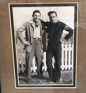 Before Mike (Anthony Michael) was in the Navy, his older brother Mike (Michael Anthony) was serving aboard the battleship USS Texas.