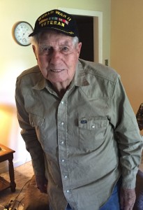 Vernon Martin at age 92. For more photos, visit the Hometown Heroes facebook page.