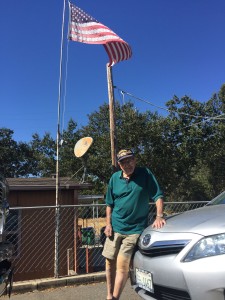 Pearl Harbor survivor Ski Biernacki will never stop flying his flag.