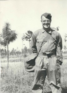 Ken while training in Camp Polk, Louisiana during World War II.